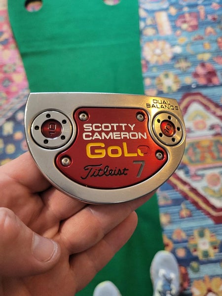 Silver Scotty Cameron Mallet GOLO 7 Right Handed Putter 38" (Used)