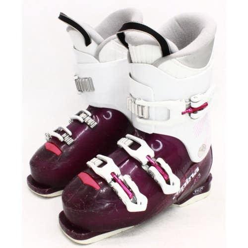 Alpina AJ3 Girl Junior Ski Boots - Size 5.5 / Mondo 23.5 Used