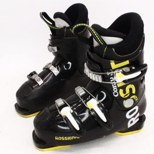 Rossignol Comp J3 Kids Ski Boots - Size 3.5 / Mondo 21.5 Used