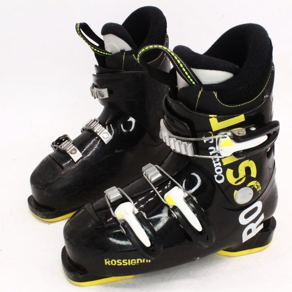 Rossignol Comp J3 Kids Ski Boots - Size 3.5 / Mondo 21.5 Used