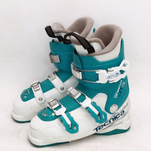 Tecnica JT3 Sheeva Kids Ski Boots - Size 4.5 / Mondo 22.5 Used