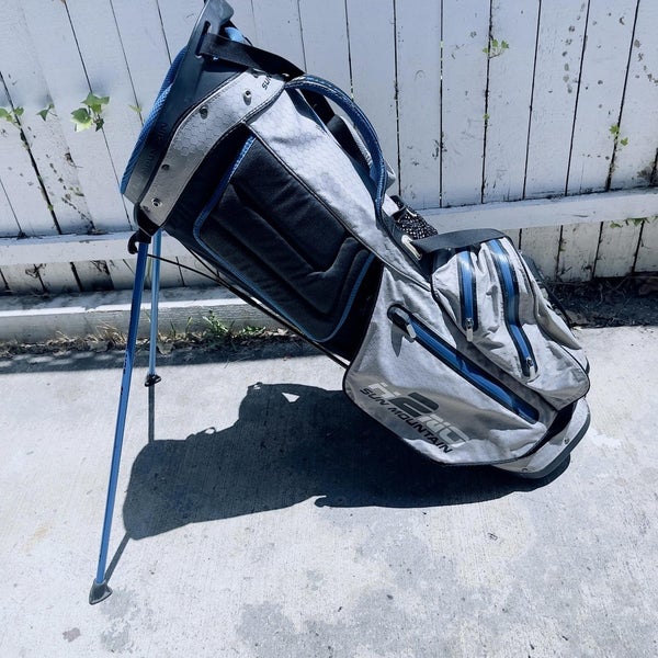 Sun Mountain Golf Stand Bag Grey Blue & Black 4 Way Divider