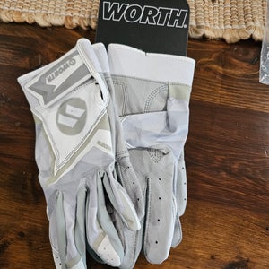 Large Worth Batting Gloves (New)