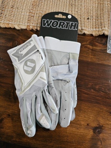 Large Worth Batting Gloves (New)