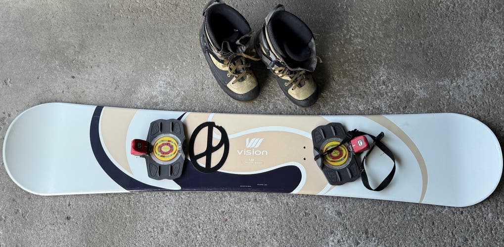 Snowboard, Boots, Bindings Package