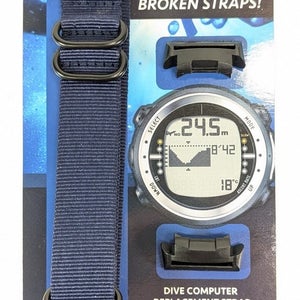 Oceanic Geo Atom 1, 2, 3, F.10  Aeris Epic Manta Dive Computer Wrist Watch Strap