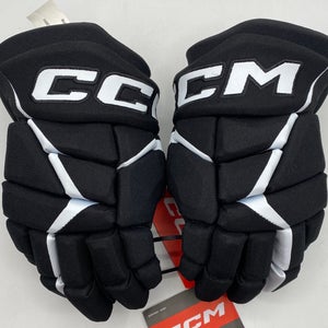 NEW CCM Jetspeed 680 Gloves, Black/White, 11”