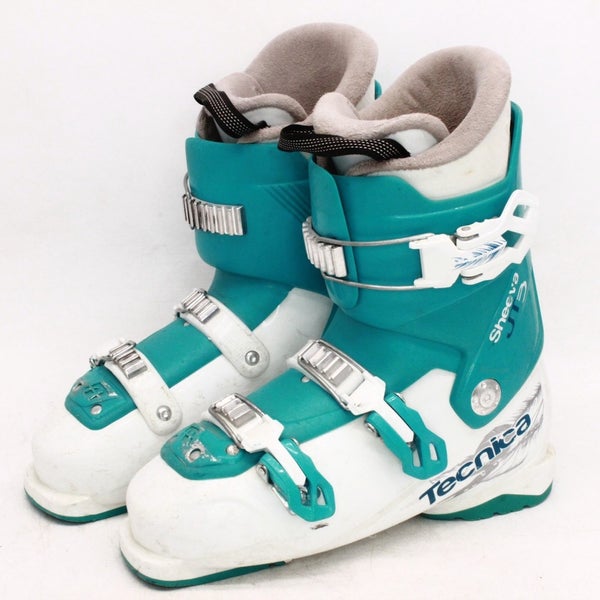 Tecnica Sheeva JT3 Junior Ski Boots - Size 7.5 / Mondo 25.5 Used