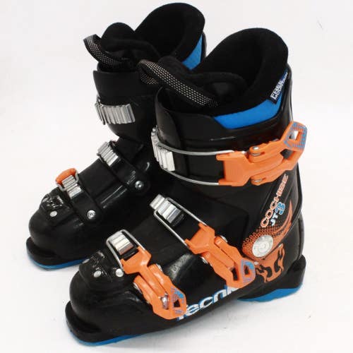 Tecnica JT3 Cochise Kids Ski Boots - Size 2.5 / Mondo 20.5 Used