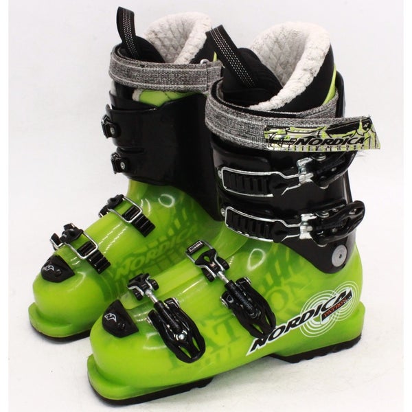 Nordica Patron Team Kids Ski Boots - Size 4.5 / Mondo 22.5 Used