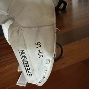 33"  2020 CCM Axis 1.9 Goalie Leg Pads Pro Stock (Used)