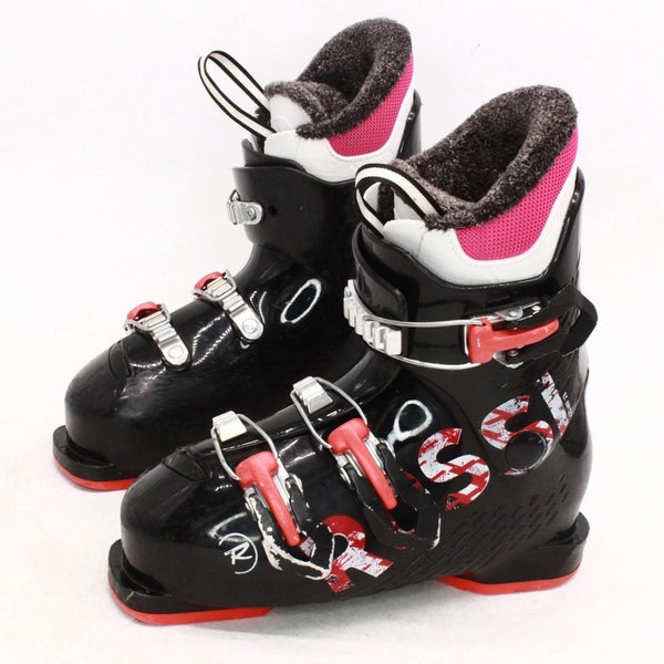 Rossignol Comp J3 Kids Ski Boots - Size 3.5 / Mondo 21.5 Used