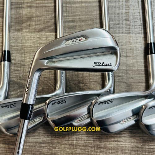 Left-Handed Titleist T100S 2021 Iron Set 4-PW / Project X LZ, Stiff (238)