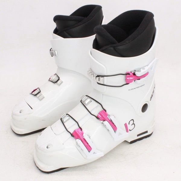 Alpina J3 Junior Ski Boots - Size 7.5 / Mondo 25.5 Used