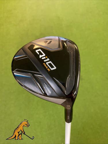 Used RH TaylorMade Qi10 Max 16* 3-Wood Fujikura Atmos Tour Spec 75g Graphite