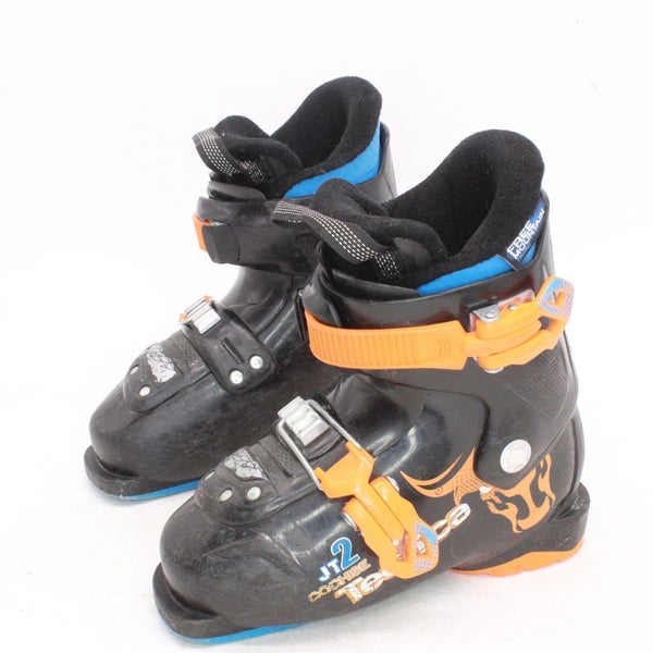 Tecnica JT2 Cochise Kids Ski Boots - Size 12.5 / Mondo 18.5 Used