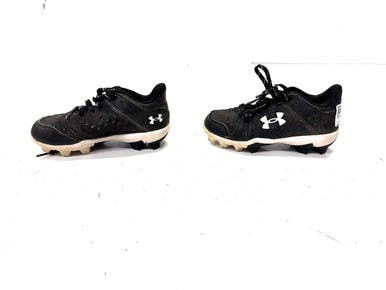 Used Under Armour LEADOFF BB/SB Cleats Black Youth 12.0 11860-S000294263