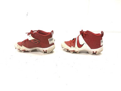 Used Nike TROUT BB/SB Cleats Red Junior 03 11860-S000294353