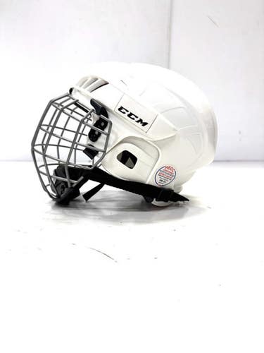 Used CCM 50 Helmet Cage Combo White SM 11860-S000294509