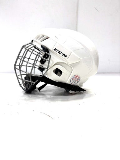 Used CCM 50 Helmet Cage Combo White SM 11860-S000294509