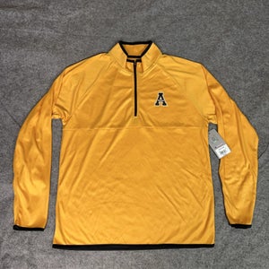 Appalachian State Mountaineers Shirt Mens Medium Pullover NCAA Football 1/4 Zip