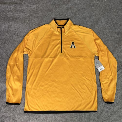 Appalachian State Mountaineers Shirt Mens Medium Pullover NCAA Football 1/4 Zip
