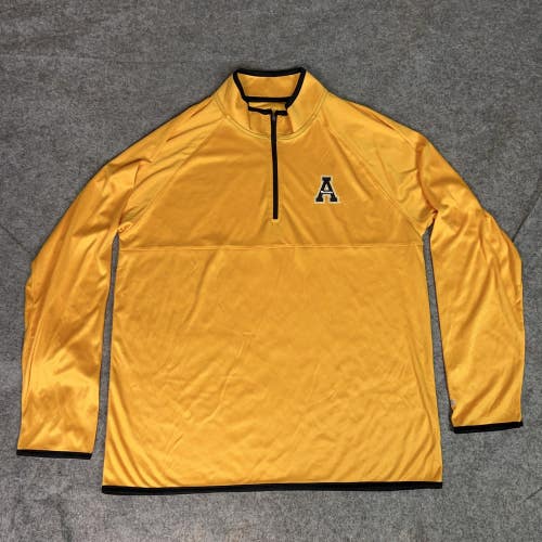 Appalachian State Mountaineers Pullover Mens Large Yellow NCAA Football College