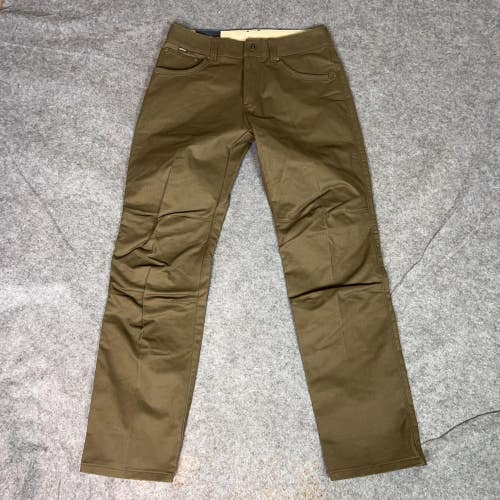 Kuhl Pants Mens 30x32 Brown Straight Leg Rydr Outdoor Hiking Casual Patina Dye