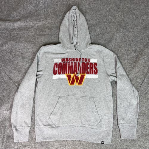 Washington Commanders Hoodie Mens Small Gray NFL Football Pullover Sweatshirt 47