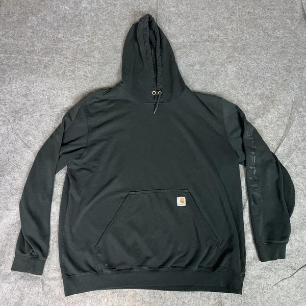 Carhartt Hoodie Mens XL Pullover K288 Sweatshirt Spell Out Workwear Logo Casual