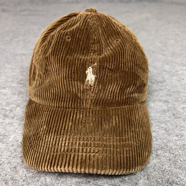 Polo Ralph Lauren Hat Cap Strap Back Corduroy Polo Leather Strap Back Mens