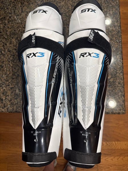 Senior STX Rx3 15" Shin Pads (New)