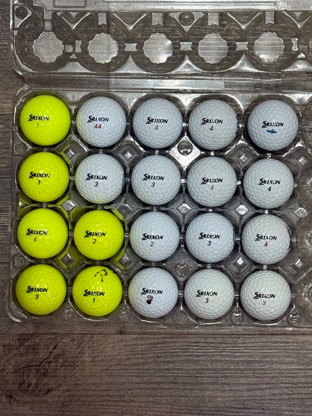 20 Srixon Z-Star Golf Balls - 5A Condition, A Few are Yellow