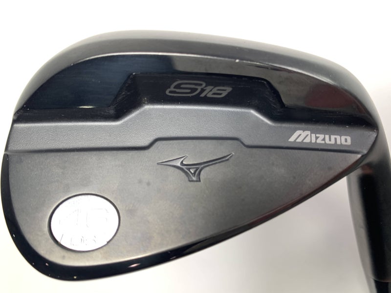 Mizuno S18 Gunmetal Black Pitching Wedge PW 46* 6 Bounce Dynamic Gold Wedge RH