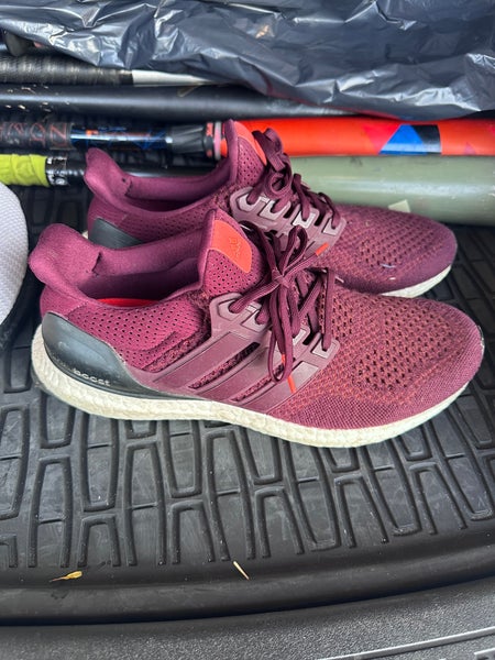 Red Men's Adult Size M 10.5 (W 11.5) Adidas Ultraboost (Used)
