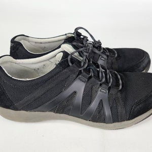 Dansko Henriette Shoes Womens Black Suede Sneaker Size: 38 / 7.5