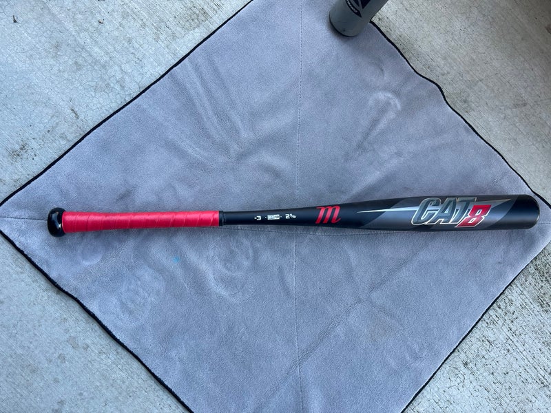 Marucci CAT8 Alloy BBCOR Certified Bat (-3)  30 oz 33" (Used)