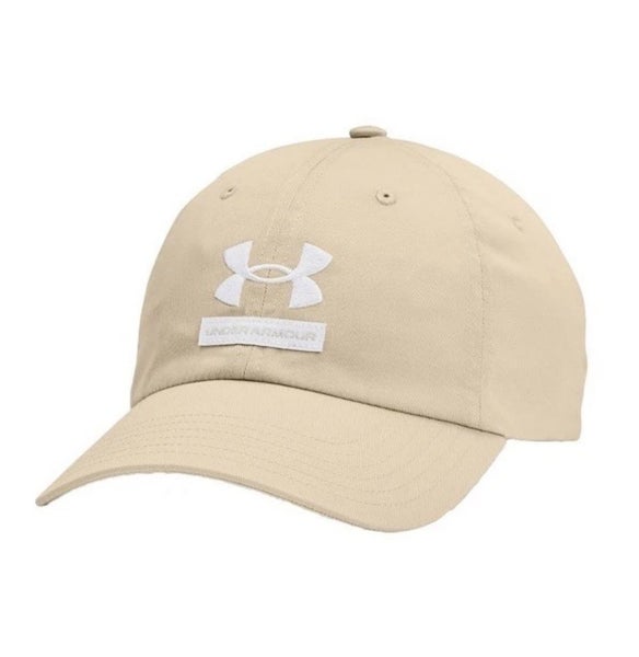 NWT Men Under Armour Khaki Adjustable Cap One Size Fits Most