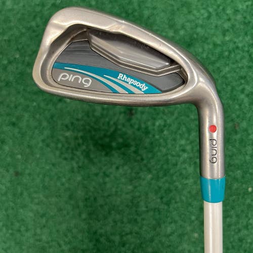 PING Rhapsody Red Dot Single 8 Iron ULT220 Lite Ladies Graphite Shaft RH