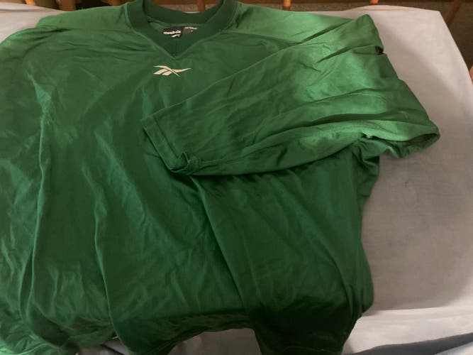 Forest Green Reebok Senior Size 52 Heavy-duty Nylon Hockey Practice Jersey