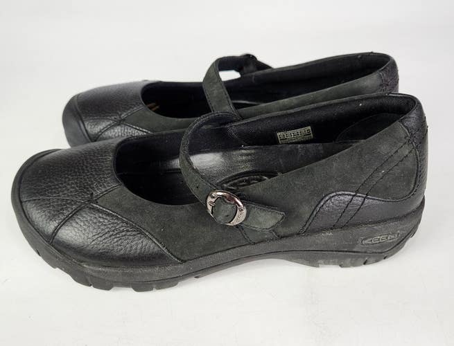 Keen Presidio MJ Shoe Black Leather Mary Jane Women's Size: 9.5W