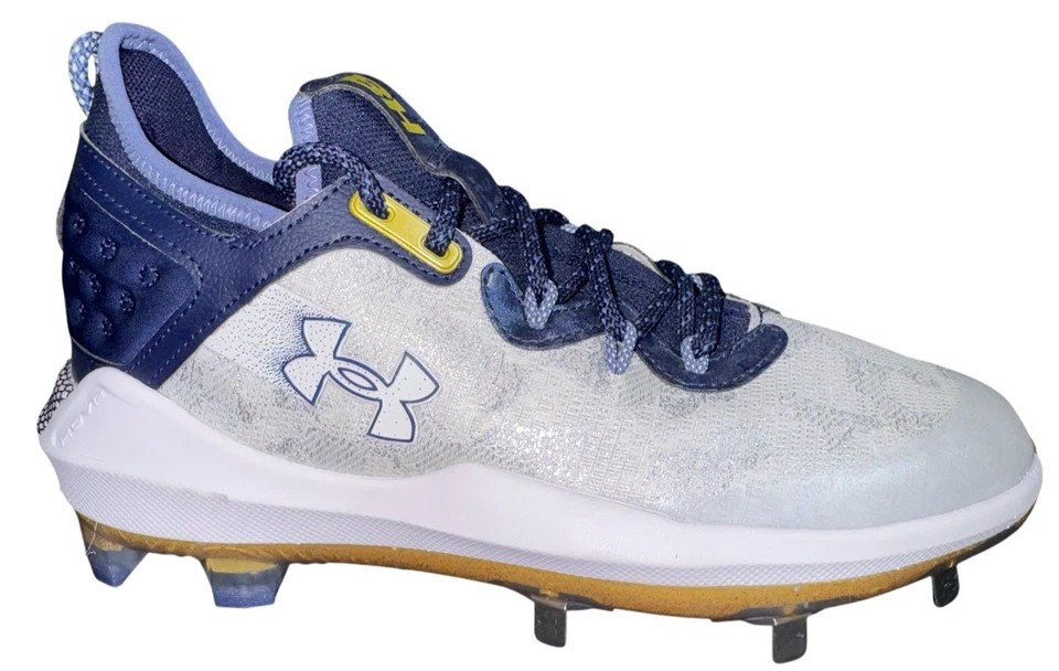 Under Armour Baseball Metal Cleats Mens Size 7.5 Navy Blue Harper 8 Elite New Under Armour Harper 8 Elite TPU  main image 3