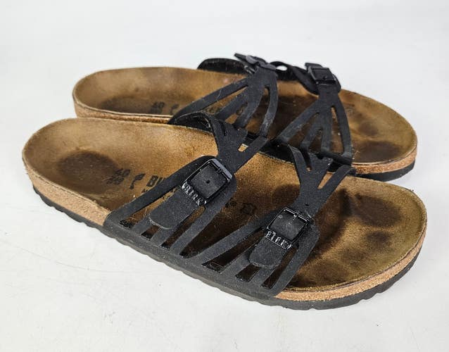 Birkenstock Granada Black Slide Sandals Women's Size: 40 / 9