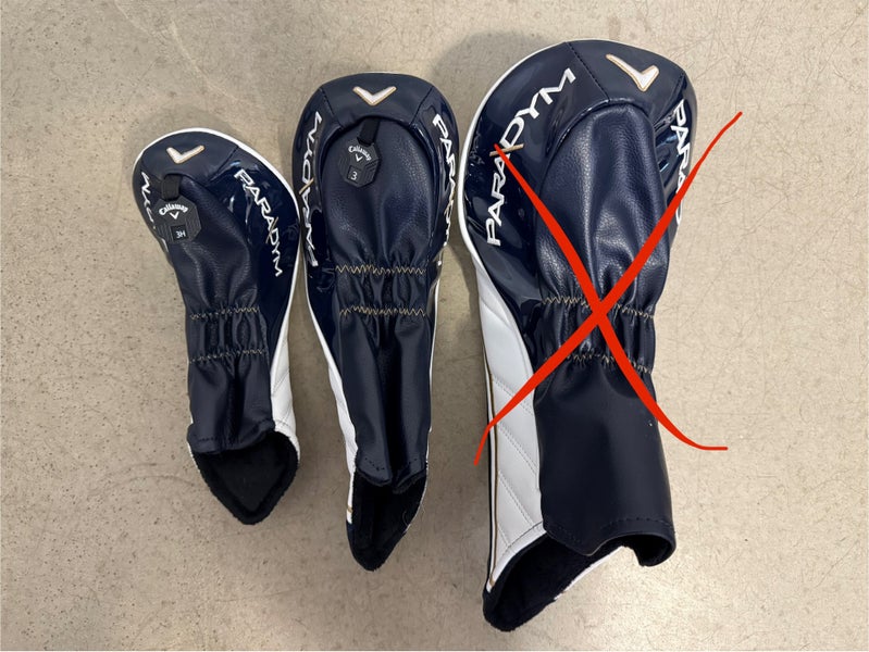 Callaway Paradym Headcover Set
