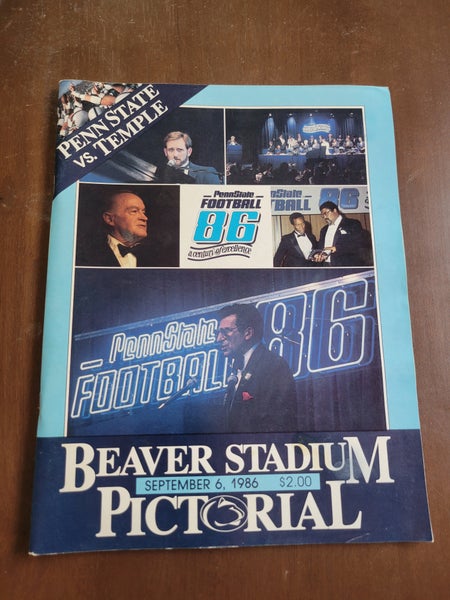 Vintage Penn State vs. Temple NCAA Football Program