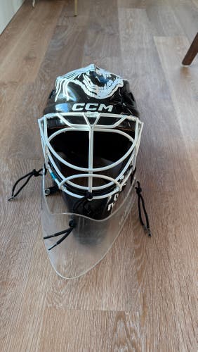 Senior CCM XF F9 Goalie Mask (Black - Medium)