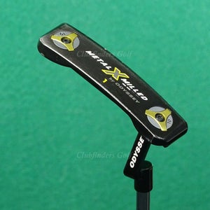 Odyssey Metal X Milled 1 Black 34" Plumbers-Neck Blade Putter Golf Club