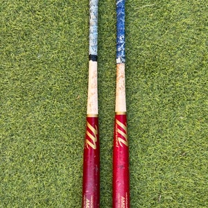 Used Marucci Wood AM22 Bat (-5) 26 oz 31" - 2 bats