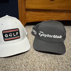 White One Size Fits All Men's TaylorMade Hat (New)