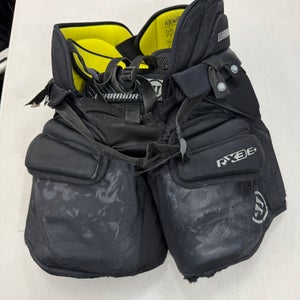 Black Used Junior Large/XL Warrior Ritual x3 E+ Hockey Goalie Pants